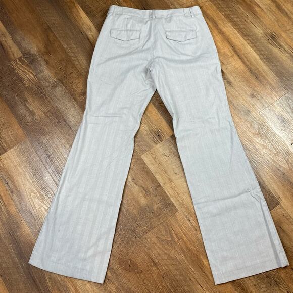 Express Editor Plaid Checked Trousers Pants Gray Size 6 - Picture 8 of 9